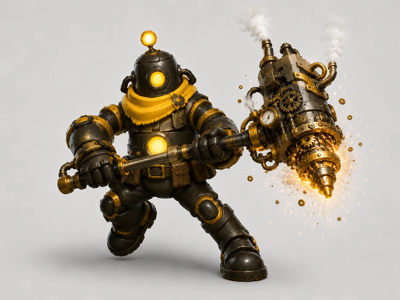 A hero deploying an ability on the climb
