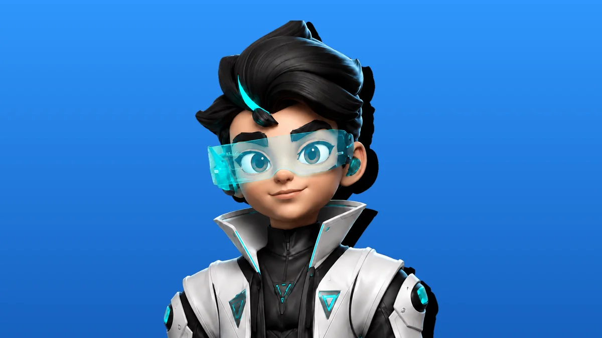 Guy, a Control hero wearing a visor